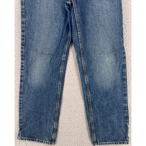 Arizona Jeans Relaxed Youth Boys Dark Wash Denim Jeans Size 16 Regular - Picture 3 of 11